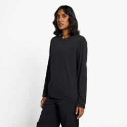 Ciele Athletics W HLSLongsleeve Sorino - Shadowcast -Ciele Athletics CLWHLSL CW BK001 WHLSLongsleeveSorino Shadowcast 2024 D4 STUD2