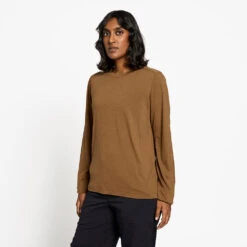 Ciele Athletics W HLSLongsleeve Sorino - Sable -Ciele Athletics CLWHLSL CW DO001 WHLSLongsleeveSorino Sable 2024 D4 STUD2