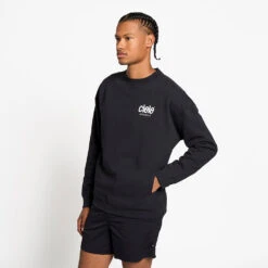 Ciele Athletics U CRWSweatshirt - Athletics - Black -Ciele Athletics CRWSweatshirt Athletics Print Black STUD2
