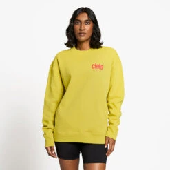 Ciele Athletics -Ciele Athletics CRWSweatshirt Athletics Print Keylime STUD1