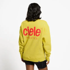 Ciele Athletics U CRWSweatshirt - Athletics - Keylime -Ciele Athletics CRWSweatshirt Athletics Print Keylime STUD3
