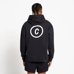 Ciele Athletics U HDSweatshirt - Circle-C - Black -Ciele Athletics HDSweatshirt C Accent Print Black STUD3