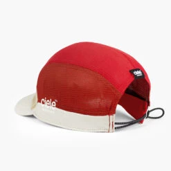 Ciele Athletics FSTCap SC - Field - Iconic SL - Safari/Red -Ciele Athletics U 2 CA 0064 BE003 FSTCapSC Field IconicSL Safari Red D2 2025 BACKL